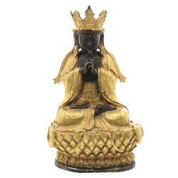 GUANYIN en position méditative, les main