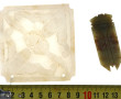 CHINE - Cigale stylisée en jade, L 6,5 c