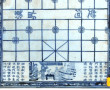 CHINE - Jeu chinois à plateau en porcela
