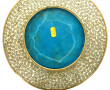 Petit plat rond en cloisonné asiatique à