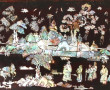 CHINE - Table basse en bois exotique et 