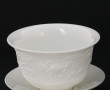 CHINE - Paire de bols couverts en porcel