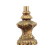Très beau pied de lampe en bronze et lai