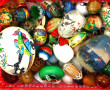 Petite collection d'œufs en différentes 