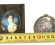 "Portait de femme dans un paysage", mini