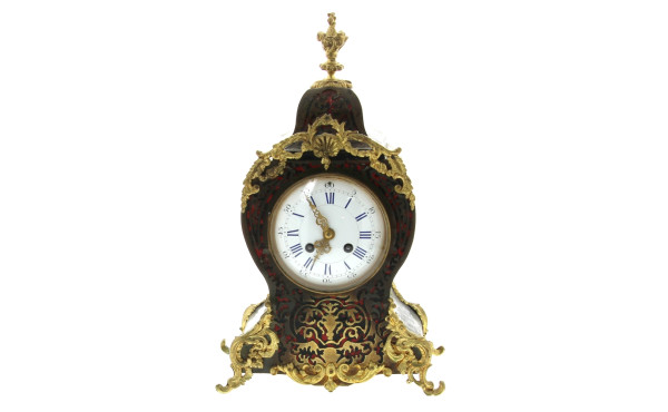 Pendule Napoléon III en marqueterie styl