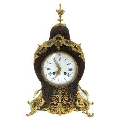 Pendule Napoléon III en marqueterie styl