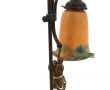 Lampe de bureau avec abat-jour en verre 