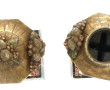 Paire de vases couverts d'une garniture 