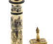 Tabatière et petite boîte à décor de per