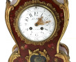 Pendule à cartel de style Louis XV à déc