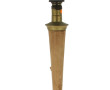 Lampe style lampe Mazda en bois, métal e