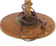 Lampe style lampe Mazda en bois, métal e
