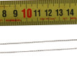 Chaîne en or gris 18 cts, poinçon tête d
