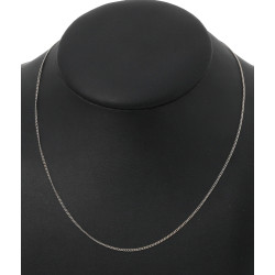 Chaîne en or gris 18 cts, poinçon tête d