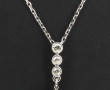 SWAROVSKI - Collier en métal, perle gris