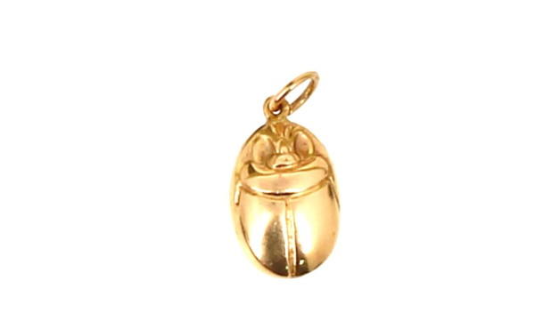 Pendentif scarabée en or jaune 14 cts, p