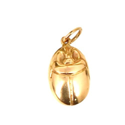 Pendentif scarabée en or jaune 14 cts, p