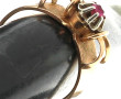 Bague ancienne en or 18 cts, poinçon têt