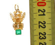 Pendentif style inca en or jaune 14 cts,