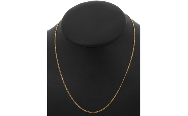 Chaîne en or jaune 18 cts, poinçon tête 