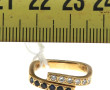 Bague jonc en or jaune 18 cts, poinçon t