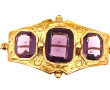 Broche ancienne en or 18 cts, poinçon tê