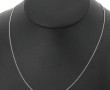 Chaîne en or gris 18 cts, poinçon tête d