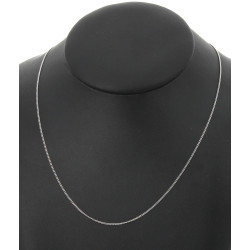 Chaîne en or gris 18 cts, poinçon tête d