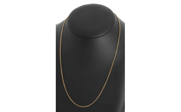 Chaîne en or jaune 18 cts, poinçon tête 