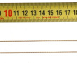 Chaîne en or jaune 18 cts, poinçon tête 