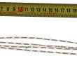 Chaîne en argent 925ème, L 90 cm, poids 