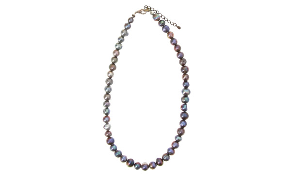 Collier en perles de Tahiti, fermoir mét