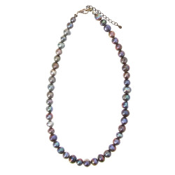 Collier en perles de Tahiti, fermoir mét