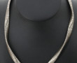 Collier en argent 925ème à maille travai