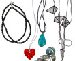 Lot de bijoux fantaisie dont sautoir "Co