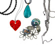 Lot de bijoux fantaisie dont sautoir "Co