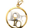 Pendentif circulaire DIOR en or 18 cts, 