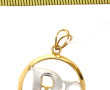 Pendentif circulaire DIOR en or 18 cts, 