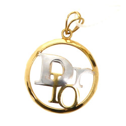 Pendentif circulaire DIOR en or 18 cts, 