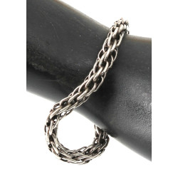 Bracelet ligne en argent 925ème, L 21 cm