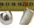 Deux bagues en argent : une bague ajusta