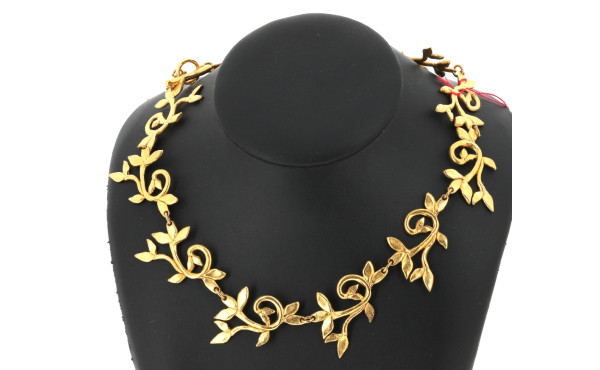IL ÉTAIT UNE FOIS - Collier en métal dor