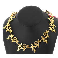 IL ÉTAIT UNE FOIS - Collier en métal dor
