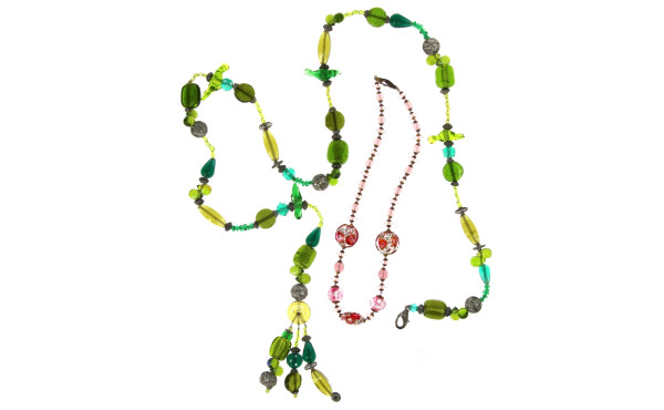 MURANO - Important sautoir en perles de 
