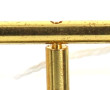 Paire de puces d'oreilles en or jaune et