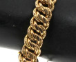 Bracelet ligne en plaqué or, maille amér