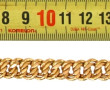 Bracelet ligne en plaqué or, maille amér