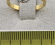 Bague ancienne en or bicolore 18 cts, se
