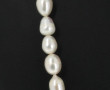 Collier en perles d'eau douce blanches, 